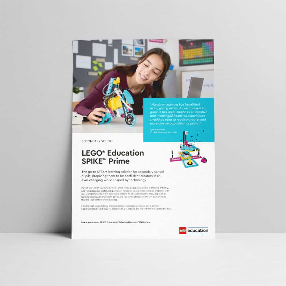 LEGO Education SPIKE Prime Fact Sheet