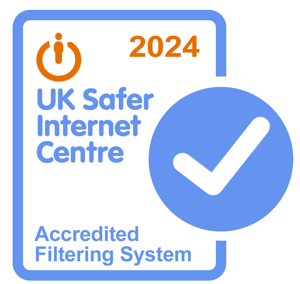 UKSIC Accredited Filtering and Monitoring Provider 2024 logo