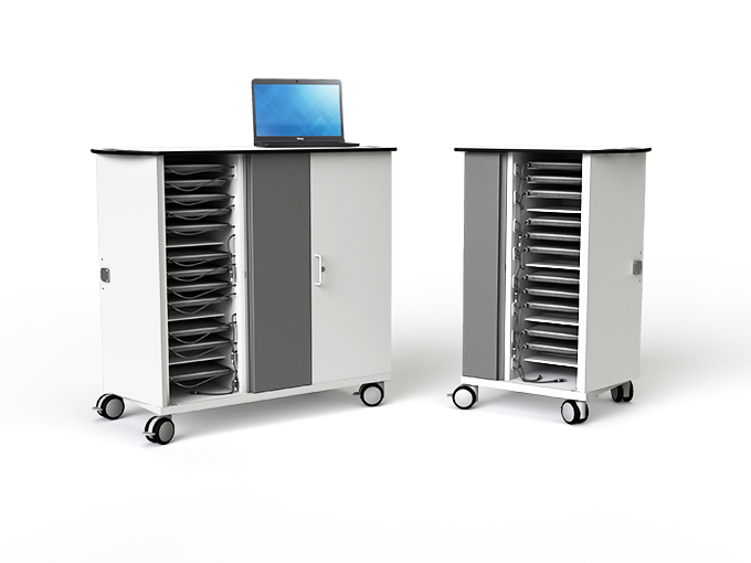 zioxi Chromebook Charging Trolley: Secure, mobile charging and storage for up to 32 classroom devices
