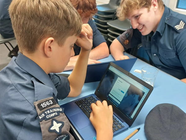RAF Air Cadets: Modernising cadet training with Getech-supplied Chromebooks and ChromeOS Flex to support STEM and digital literacy